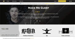 Desktop Screenshot of makemeguest.com
